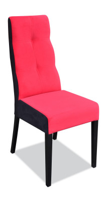 Set 4x Armchair Chair Design Wood Textile Upholstery Chairs Gastro Dining room Fabric new