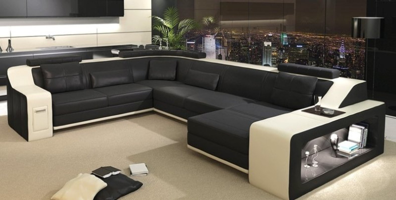 Modern Living landscape Upholstery Corner sofa Sofa Couch Corner Suite Textile
