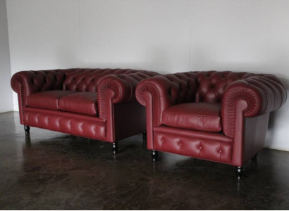 Chesterfield Couch Upholstery 2+1 Seater Upholstered furniture Sofa set Couches Sofas