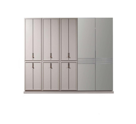 Gray Bedroom Wardrobe Luxury Cabinets Wooden Cabinet Furniture Wardrobe