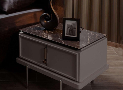 Brown Bedside table Stylish Bedroom Wooden Furniture Designer Furniture new