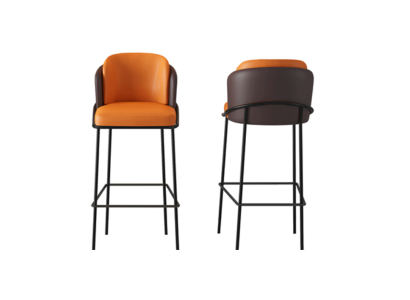 Two-tone Bar Chair Designer 1-Seater Modern Armchairs Lounge Furniture