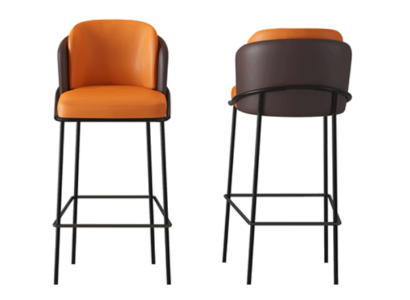 Two-tone Bar Chair Designer 1-Seater Modern Armchairs Lounge Furniture