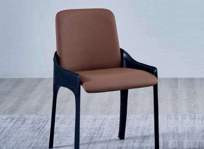 Brown Dining room Chair Stylish Single Seater Luxury Upholstered Chairs