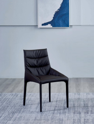 Black Upholstery Dining room chair Designer Textile Chairs Dining room Furniture