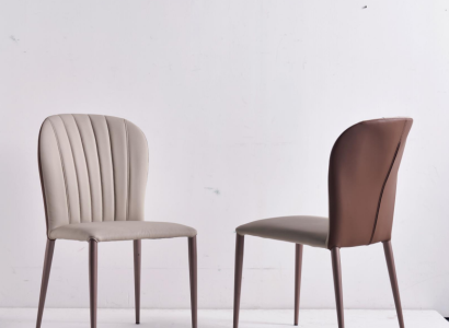 Beige Dining room Chair Dining room Furniture Designer Imitation leather Chairs new