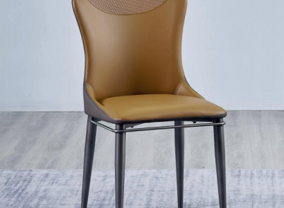 Brown Dining Room r Single Seater Luxury Upholstered Chairs Modern Wooden Chairs