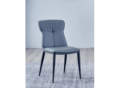 Imitation leather Seater Designer Dining room Blue er Chair Upholstered Chairs 1-Seater
