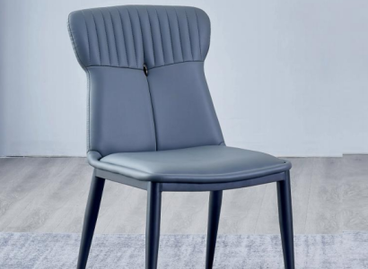 Imitation leather Seater Designer Dining room Blue er Chair Upholstered Chairs 1-Seater