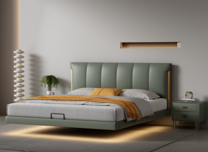 Green Wall Bed Designer Bedroom Beds Leather Beds Textile Beds