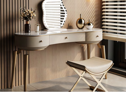 Bedroom Furniture Designer Dressing table wooden frame cosmetic table new