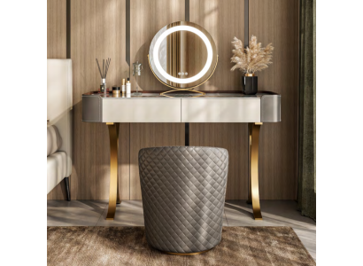 Beige Dressing table Designer Dressing Tables Luxury Drawers Wood Furniture