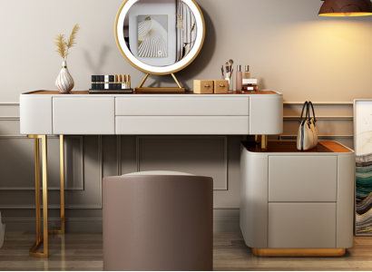 Stylish white dressing table with drawers designer dressing table