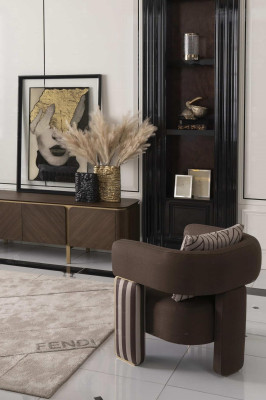 Suite Corner sofa Armchair Fabric sofa TV cabinet Lowboard Beige Modern 3-piece set
