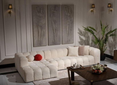 Corner sofa fabric sofa upholstered sofa modern luxury sofa relax white sofas