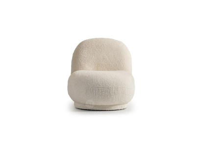 Armchair Cocktail Chair Modern White Upholstery Fabric Seater Single Seater