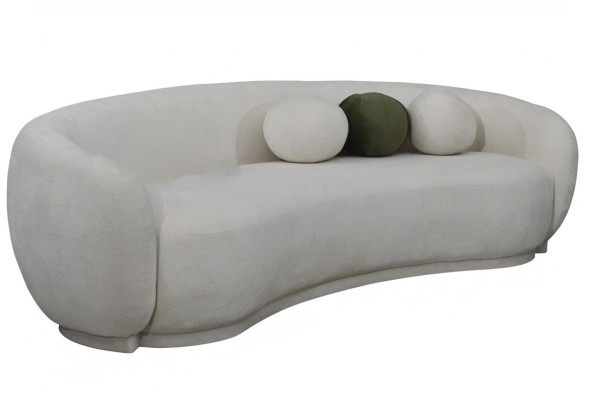 Sofa set Suite fabric sofa White upholstered sofa Modern set 2-piece sofa