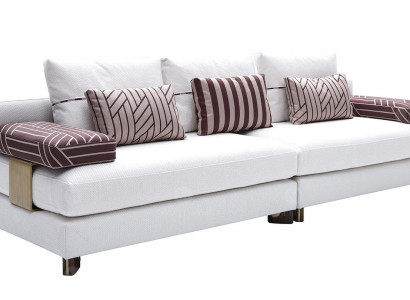 Sofa 4 Seater Fabric Sofa Sofa 4 Seater Upholstered Sofa White Sofas Modern