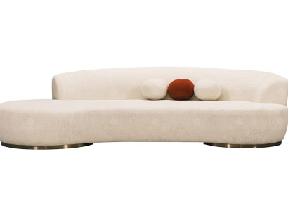Upholstered Sofa Three Seater Couch Sofa 3 Seater Fabric Sofa Modern White