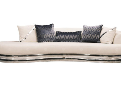 Three Seater Couch Sofa 3 Seater Upholstered Sofa Fabric Sofa Modern White