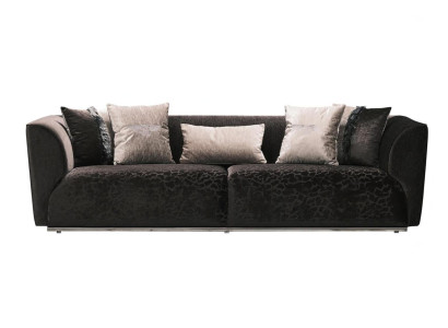 Three Seater Sofa 3 Seater Upholstered Sofa Fabric Sofa Modern Sofas Black