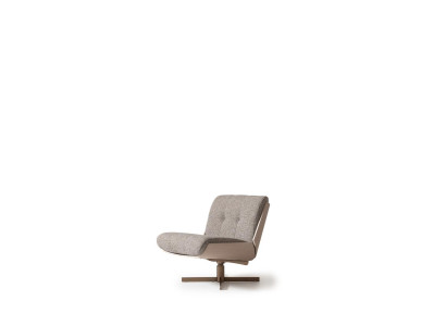 Swivel Chair Armchair Fabric Seater Single Seater Gray Living room Club Chair