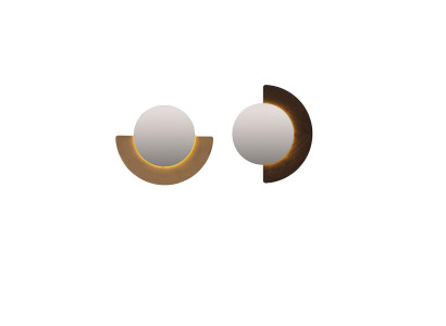 Group Wall mirror Mirror 2-piece decorative mirror hallway mirror Round Wood Set