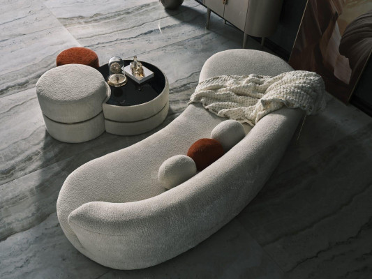 Group Footstool Pouf 3-piece Set Puff Coffee table Stool Modern Table