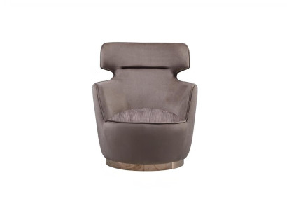 Armchair Fabric Seater Single Seater Gray Club Chair Wing Chair Modern