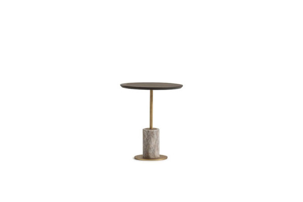 Side table Coffee table Sofa table Coffee table Wood Brown Round Table