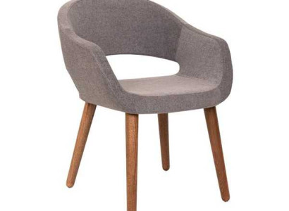 Gray Dining room chair Living room Chair Armrests Chairs Designer Wood