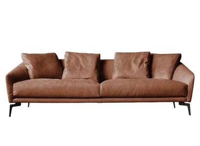 Design Italian Furniture 2 Seater Sofa Couch Upholstery Lounge Club Couches