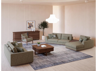 Complete Sofa set 3-piece Two-seater Sofa Relax Corner sofa L-shape Modern Armchair