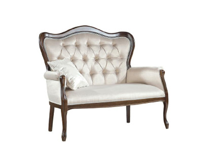 Chippendale Sofa Couch Upholstered Bench Stool Bench seat 3 Stool Sofa Couch Model W-2