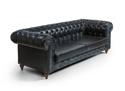 Modern Chestefield Sofa Couch Three Seater Luxury Upholstered Sofas Designer
