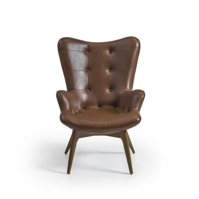 Brown Armchair Luxury Upholstered furniture Living room new Furnishings Design Modern