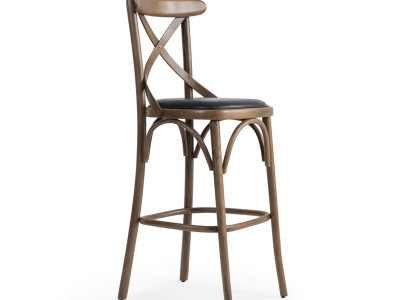 Designer Bar Stool Modern Wood Chair Furniture Dining room chair Furnishings