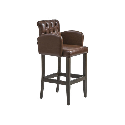 Modern Bar Stool Wood Chair Stool Bar Dining room chair Luxury Furniture