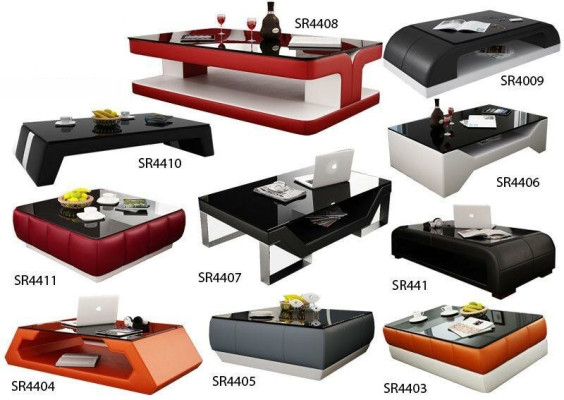 Modern designer glass table side Living room Table Coffee table sofa