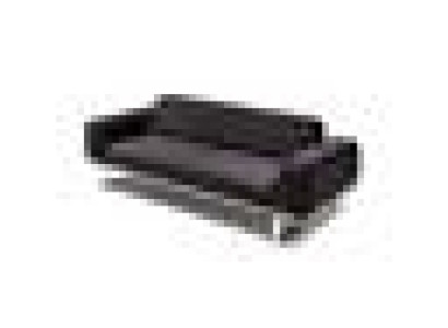 Black Chesterfield Luxury Sofa Modern Couch Stainless Steel Feet new Furniture