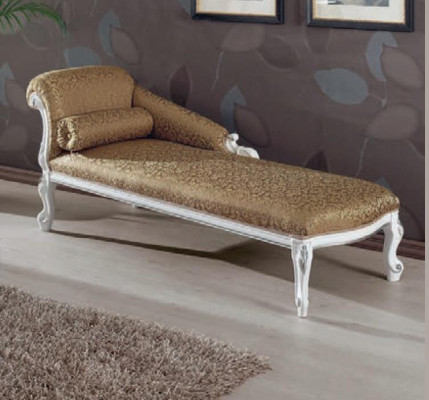 Luxurious chaise longue lounger chaise longue chaise longue Art deco Textile Comfort