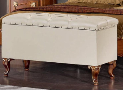 Stool Design Wood Italian Furniture Luxury Living room Footstool Stile Elisa new