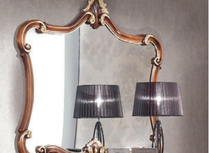 Italian Wall mirror Classic r Mirror Furniture Wood Luxury Furnishings new