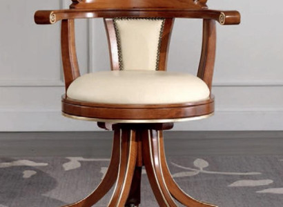 Chef Armchair Office Wood Country House Style Study room Armchair Furniture White Rotatable new