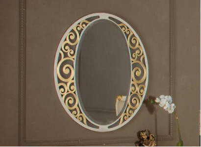 Classic r oval Wall mirror Gold Italian Furniture Classic r Mirror new