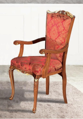 Armchairs Classic Chairs Dining room Italian Furniture Wood Luxury Chair new