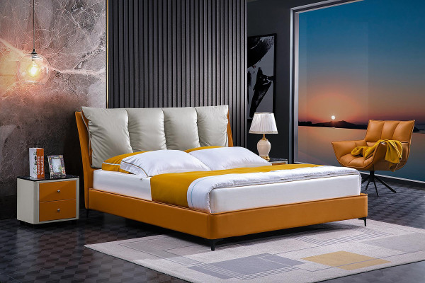 Noble Bed 3-piece Set Bedside table Furniture Bedroom Luxury Mattress Bed frame new