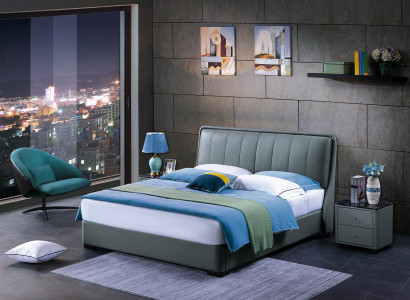Luxury Bedroom Furniture Bed 2x Bedside table Set Beds Hotel Furniture 3pcs. new