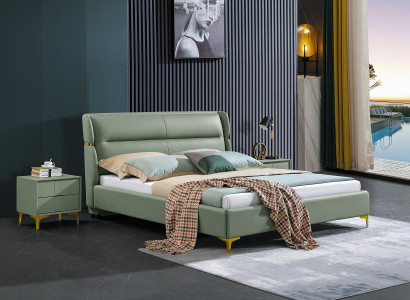 Luxury Bed Bedroom Furniture 2x Bedside table Set Beds hotel Furniture 3pcs.