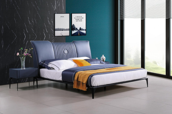 Bed Upholstery Design Luxury Double Hotel Beds. Marriage Sleep Room Leather
